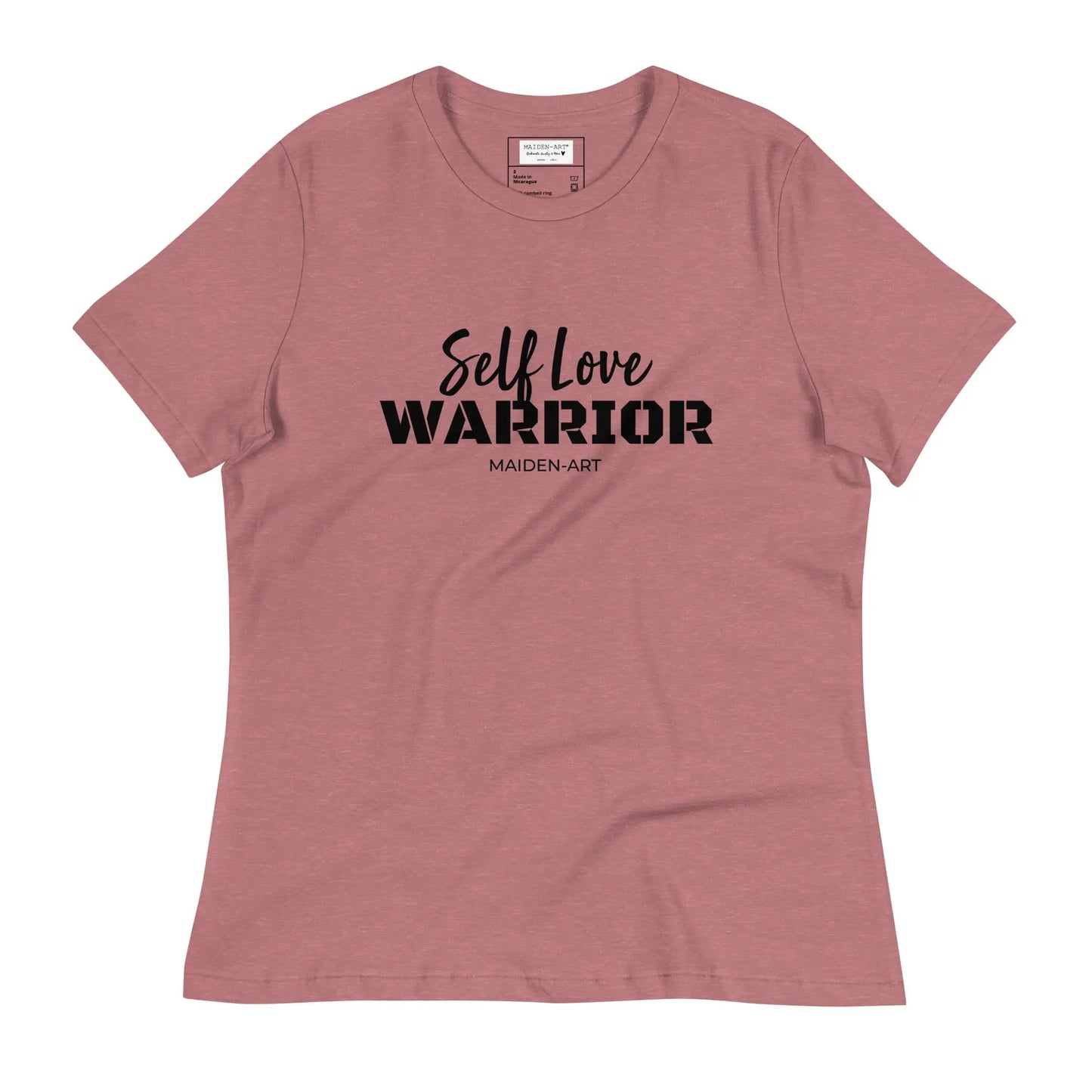 Empower Yourself with the Self Love Warrior Relaxed Tee for Women! 💖✨
