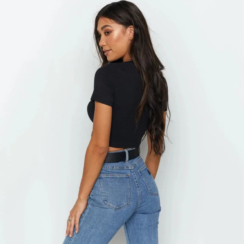 Crop Top Fitly – Sexy & Stretch de Verano