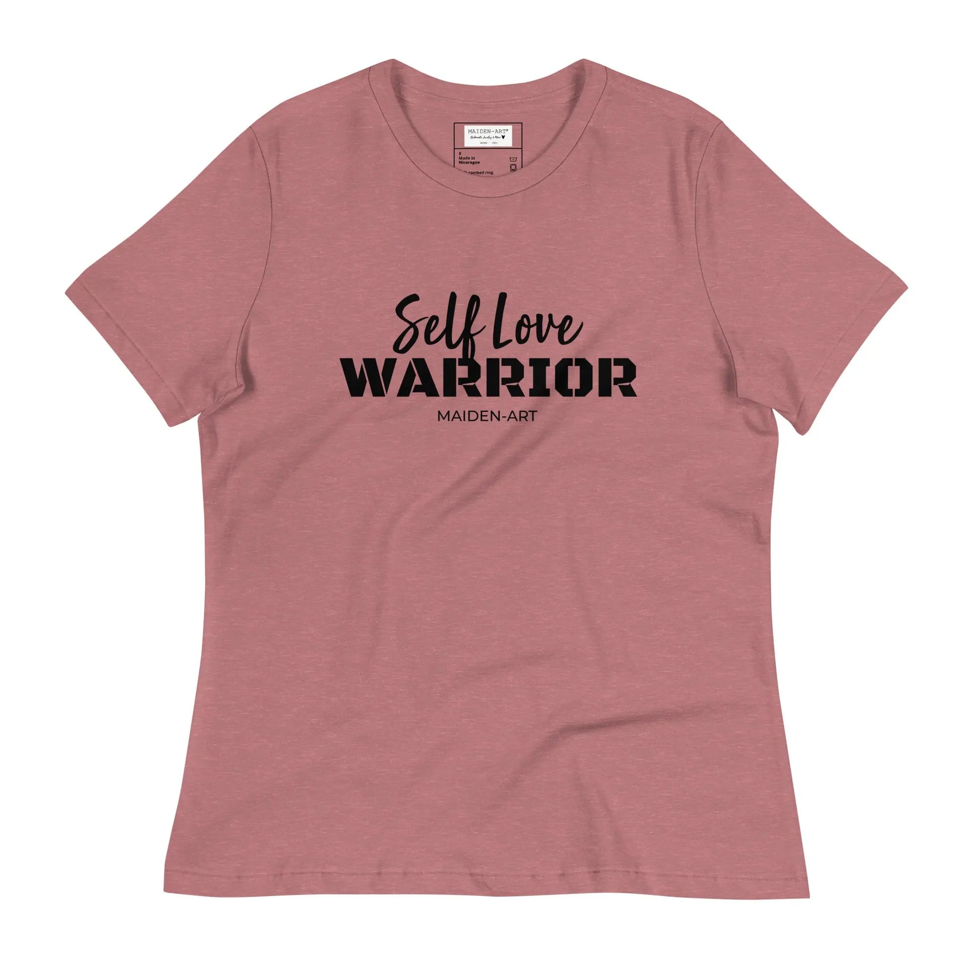 Empower Yourself with the Self Love Warrior Relaxed Tee for Women! 💖✨