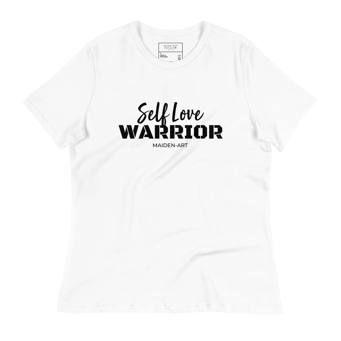 Empower Yourself with the Self Love Warrior Relaxed Tee for Women! 💖✨
