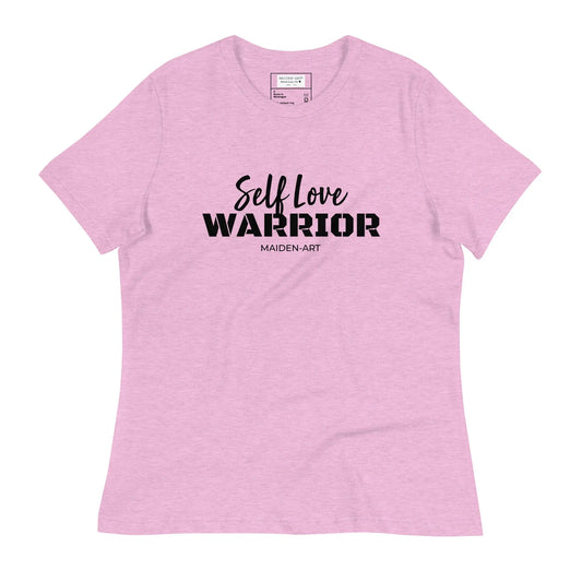 Empower Yourself with the Self Love Warrior Relaxed Tee for Women! 💖✨
